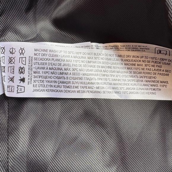 NWT MNG Water Repellent Oversized Double Breasted Trench Coat Womens XXS Black - Picture 11 of 14